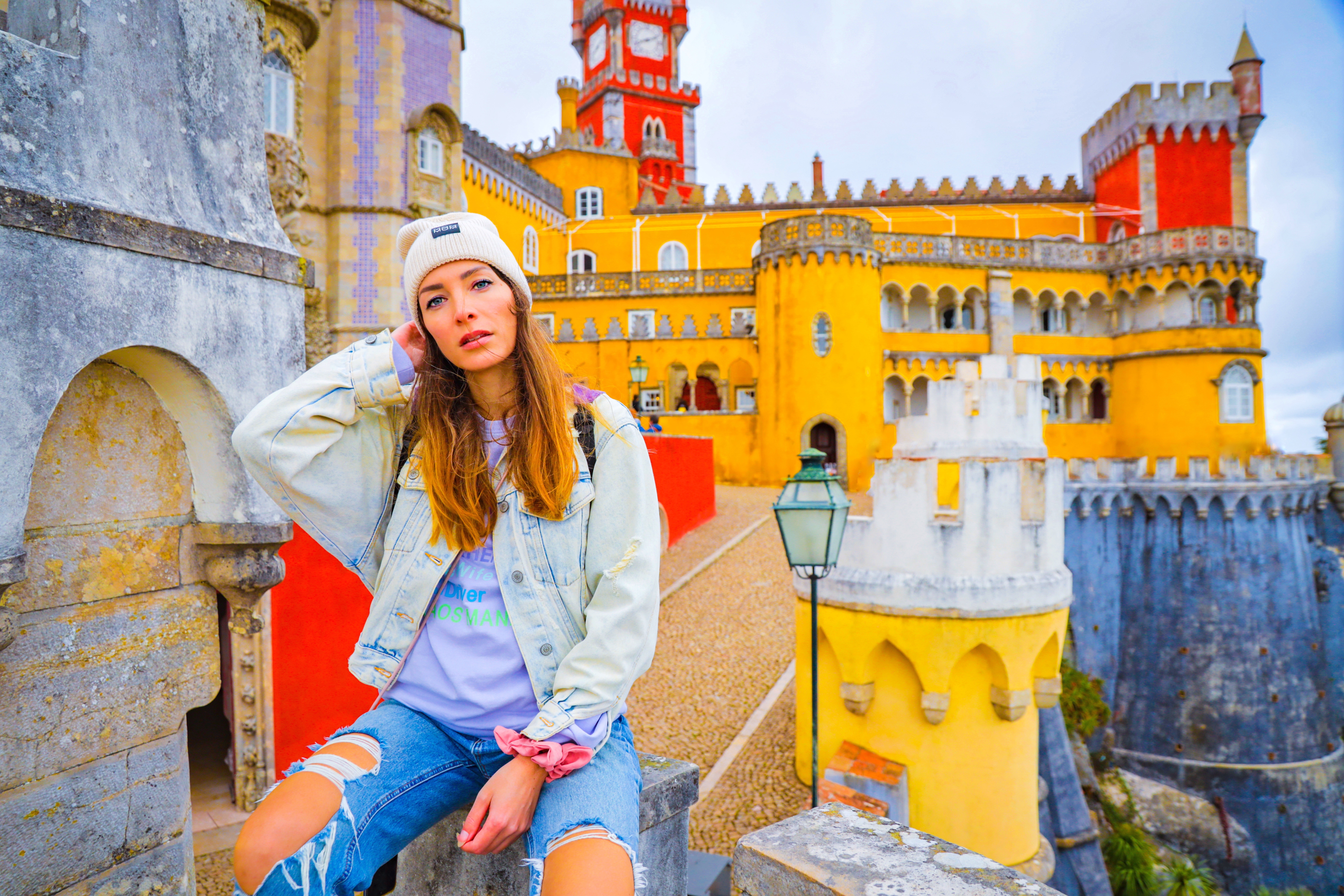 portrait of a woman in sintra lisbon portugal
